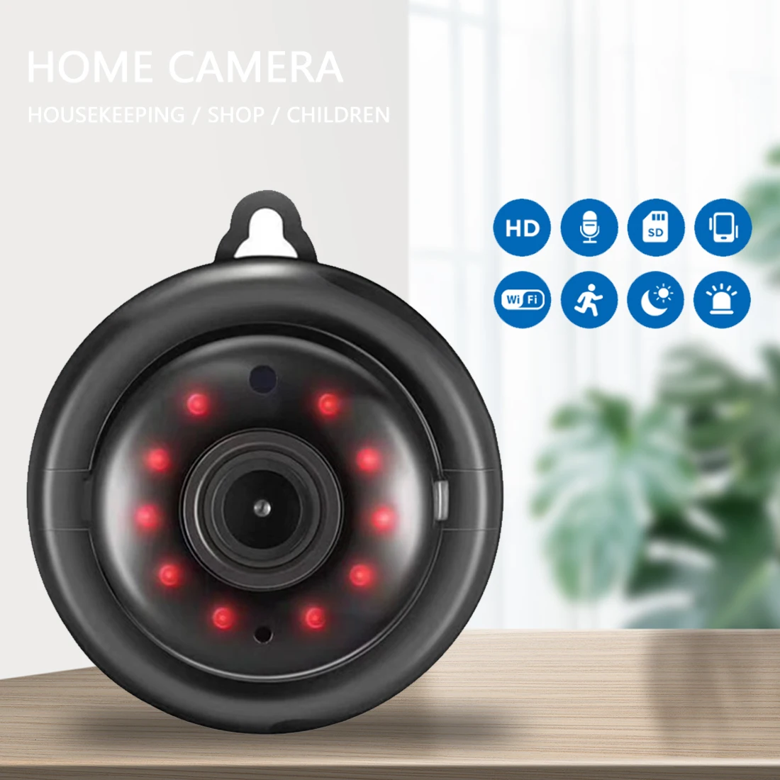 

Wireless HD IP Camera Two Way Audio Night Vision Video Monitor 360 Degree Panoramic Home Security WIFI Camera