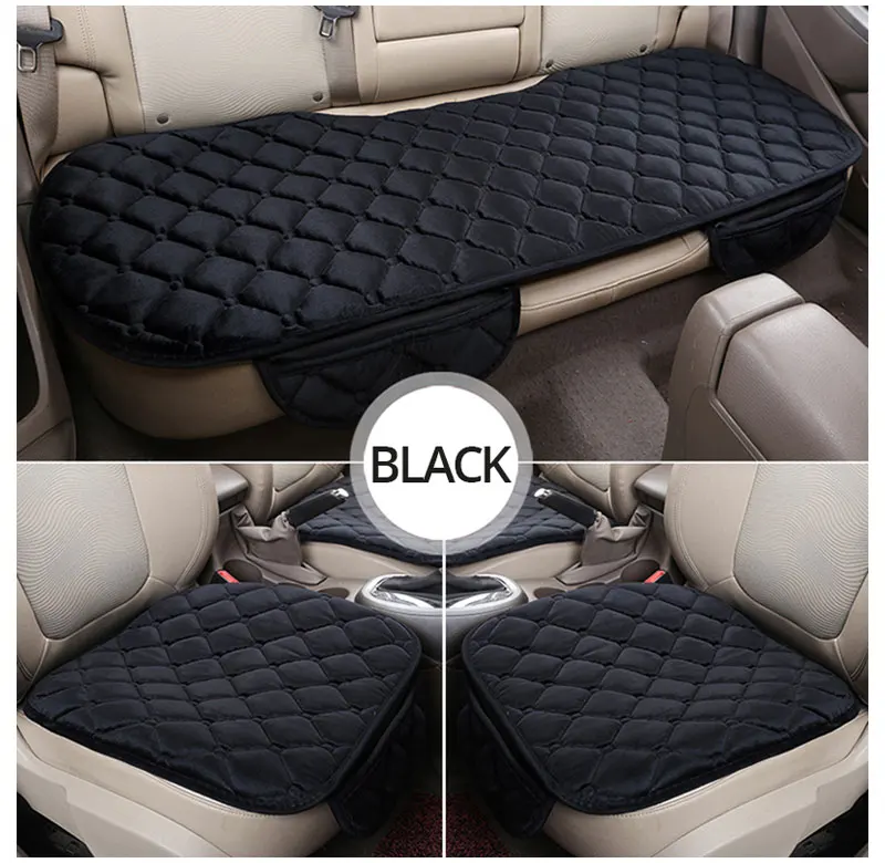 For KIA RIO Cerato Sportage QL Car Seat Cover Universal Auto Winter Soft Warm Seats Cushion Cars Chair Covers Protector General (12)