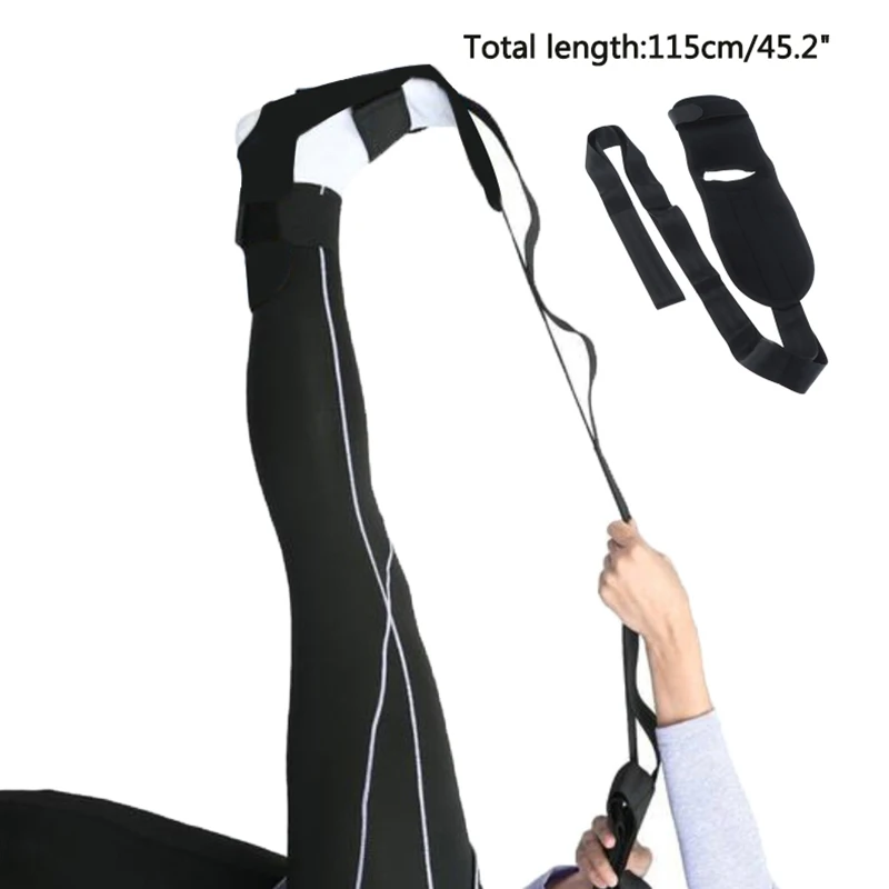 Foot Drop Stroke Hemiplegia Rehabilitation Strap Leg Training Foot Ankle Joint Correction Braces Yoga Ligament Stretching Belt