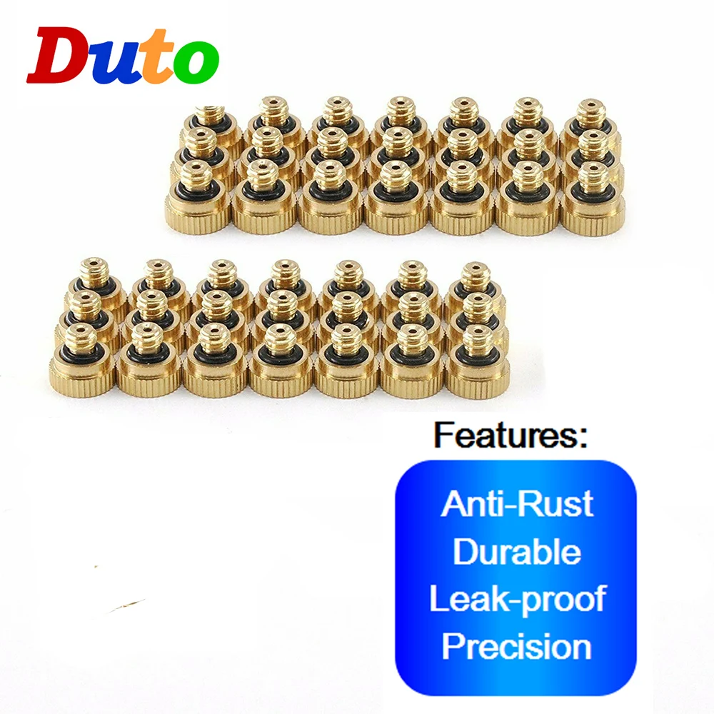 Brass Atomizing Lawn Mist Sprinkler Gardening Spray Nozzle Thread 10-24UNC