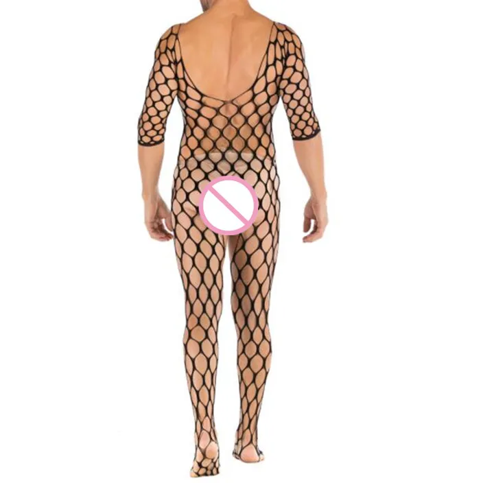 Summer Man Pajamas Stocking Sexy Costumes Sexy Lingerie Erotic Bodystocking Catsuit Plus Size Body Suit Male Soft Sleepwear men stockings men bodysuit jumpsuit