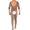 Summer Man Pajamas Stocking Sexy Costumes Sexy Lingerie Erotic Bodystocking Catsuit Plus Size Body Suit Male Soft Sleepwear ► Photo 3/4