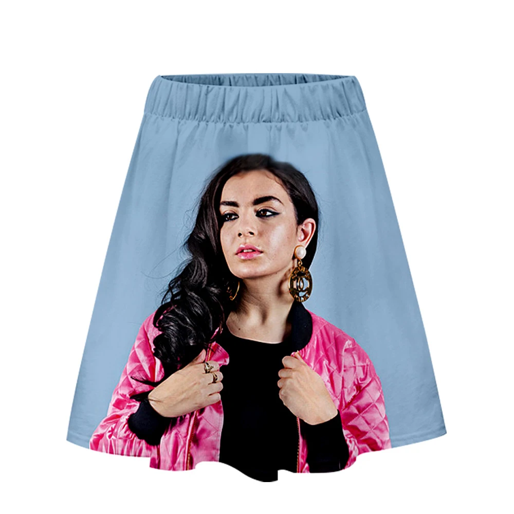 Charli XCX юбка Harajuku Повседневная стиль Harajuku поп юбки новые сексуальные Kpop Женские повседневные горячие продажи модные юбки