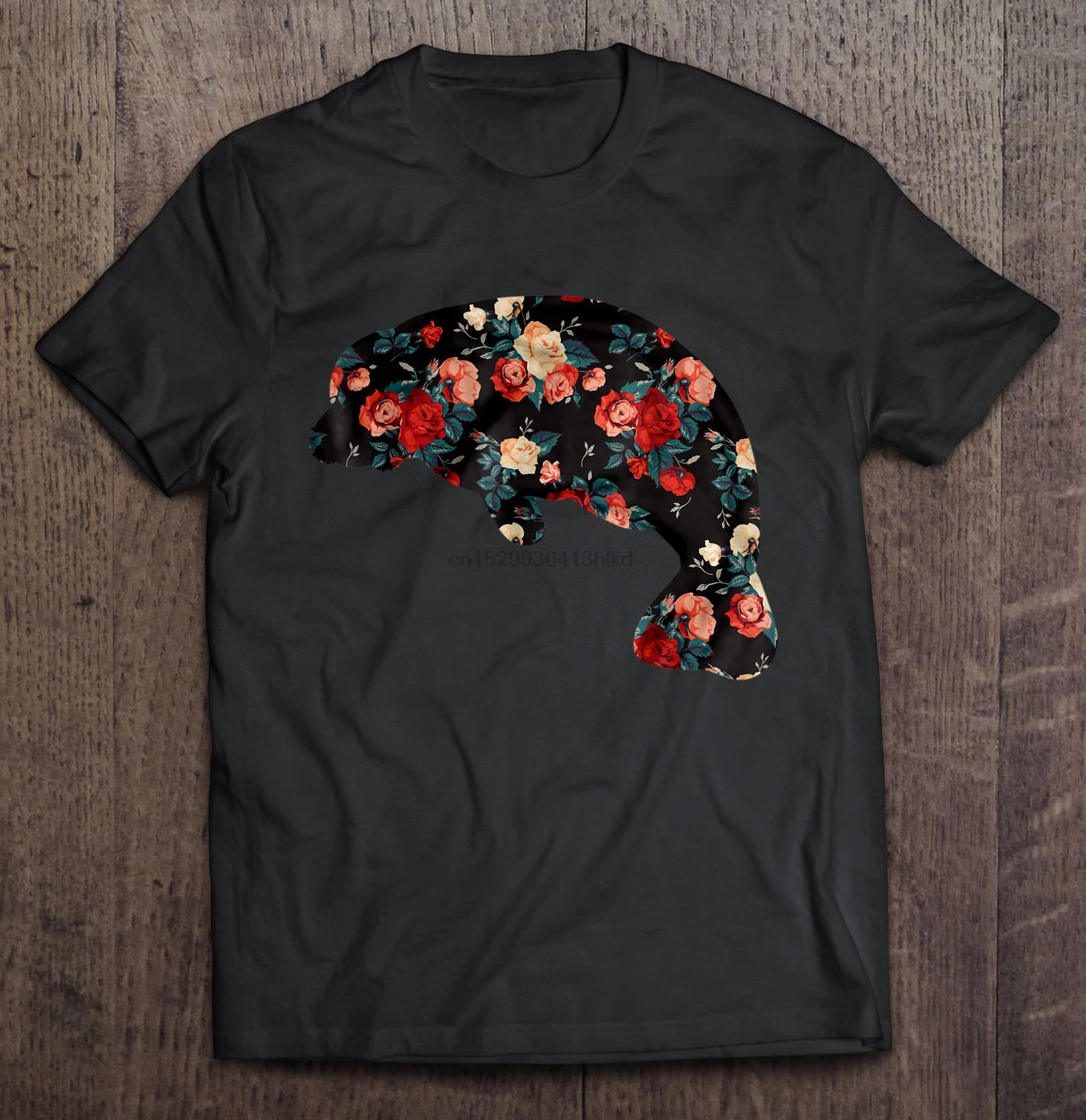 

Men T Shirt Manatee Lovers Vintage Roses Women t-shirt