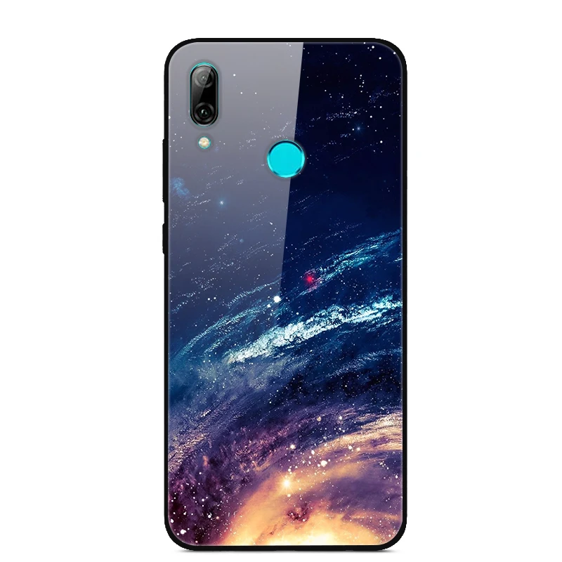 Для huawei P Smart чехол Модный чехол с узором из закаленного стекла чехол для huawei P Smart чехол-Бампер для huawei P Smart