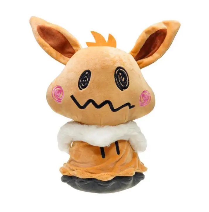 EMS, 30 шт./лот, 9 видов стилей, Sylveon Eevee Umbreon Flareon Vaporeon Jolteon, Espeon, косплей, Mimikyu, плюшевые куклы - Цвет: Розовый