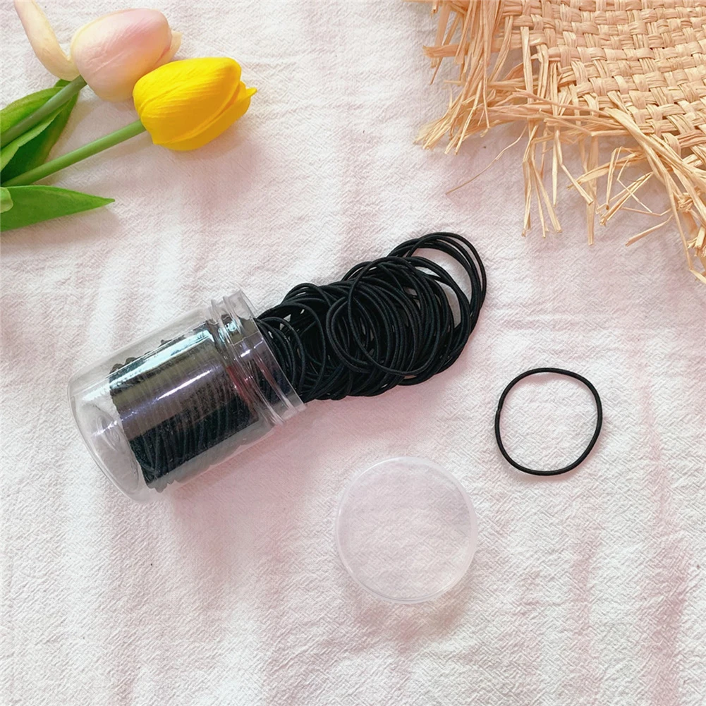 2 100 шт цветные резинки для девочек, резинки, галстуки/кольца/веревки, аксессуары резинки для волос, повязки на голову - Цвет: 2