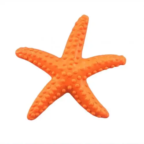 Оранжевый Eco-friendly Пластик пляжные прибрежных моделирование Starfish DIY ремесло орнамент декора - Цвет: Оранжевый
