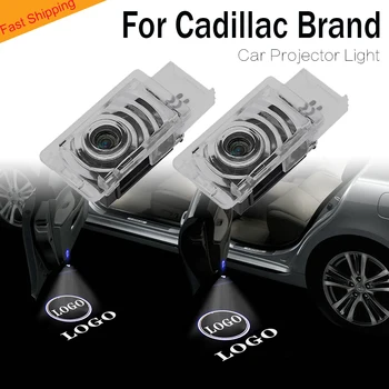 

2 pcs For car logo door light welcome projector lamp LED car lighting shadow auto Accessories for Cadillac SRX XTS SXT ATS CTS