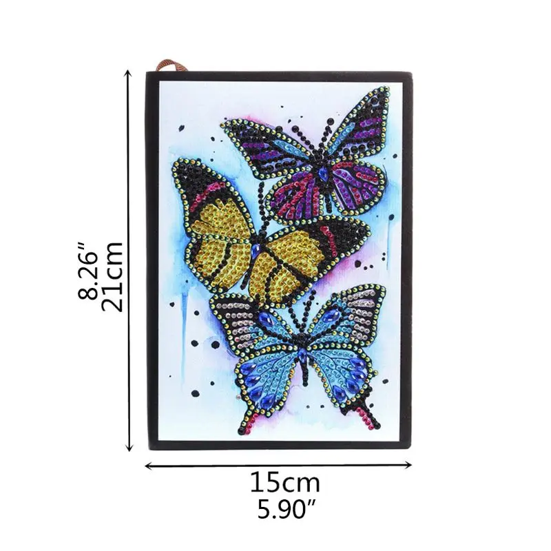 Diamond Painting Cover Classic Notebook Subject Notebooks Sketchbook Hardcover Q6PE
