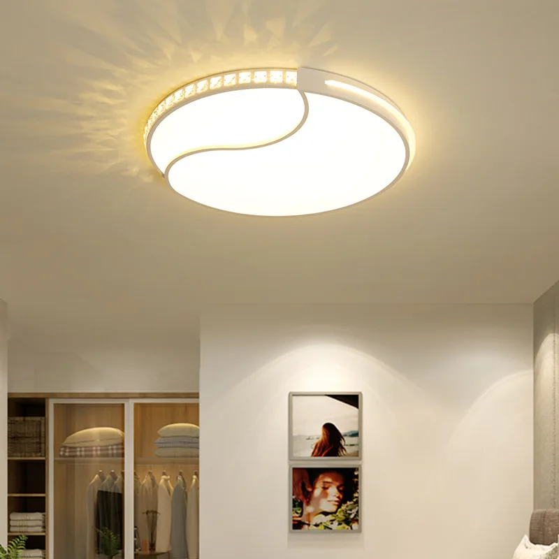 

and contemporary bedroom lamp led crystal light their circular temperature Nordic, lamps and lanterns of romance