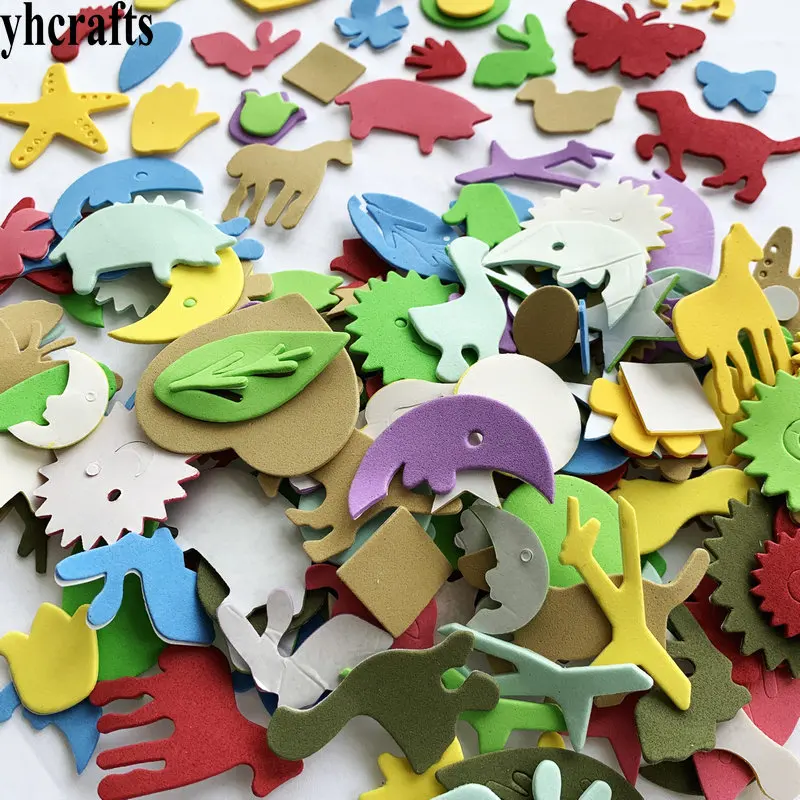 Decorative Stickers 1bag/LOT Mixed animal foam stickers cartoon stickers cartoon animal stickers animal stickers colorful stickers decorative stickers paper stickers