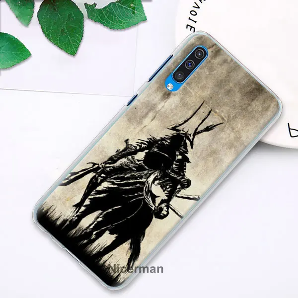 Фантазия Самурай маска хання телефонные чехлы для samsung Galaxy A10 A20e A30 A40 A50 A60 A70 A80 A6 A8+ A7 A9 жесткий чехол из поликарбоната - Цвет: 04