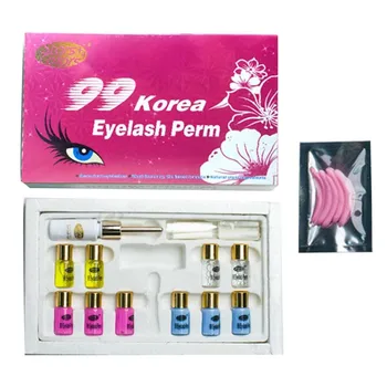 

18pcs Eyes Makeup Silicone Pad Tool Lashes Lifting Home Curler Rod Glue Portable Perm Lotion Manual Eyelash Perming Set Salon