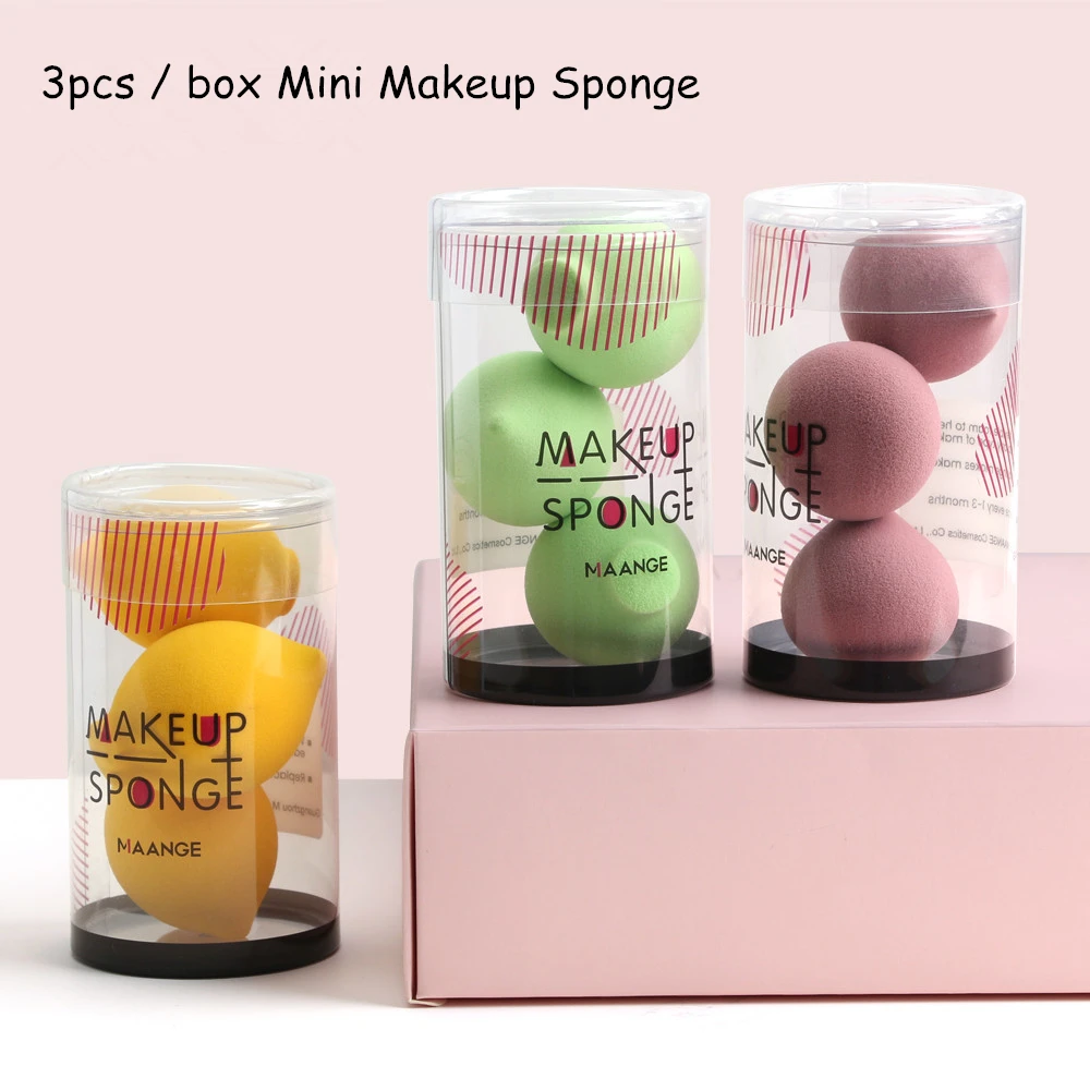 Комплект из 3 предметов милый набор спонжей для макияжа блендер Красота