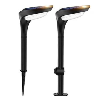 

New 12 LED Outdoor Solar Lights Waterproof Flood Landscape Lamps Path Light for Yard Garden Patio Porch Pool Driveway Pathway 2