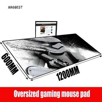 

MRGBEST Wars Gaming Large Mousepad Gamer Big Computer Mouse Mat Office Desk Mat Keyboard Pad Mause Pad 400*900/1200*600MM