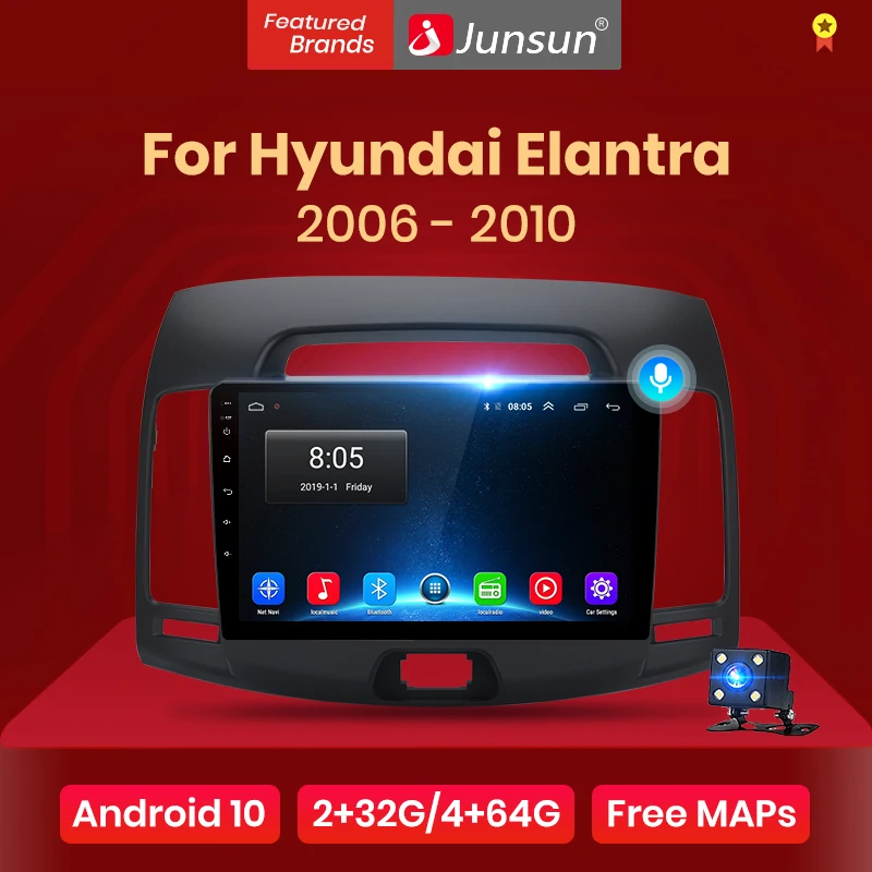 Junsun V1 Android 10 ИИ Голосовое управление 4G DSP автомобильное Радио мультимедийный