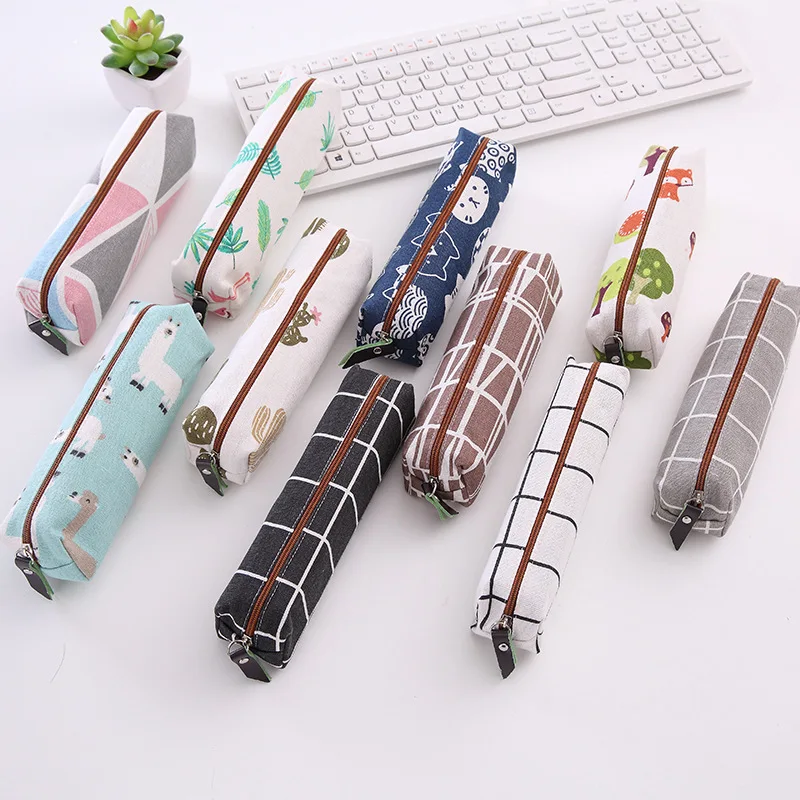 

Cat pencil case Kawaii school supplies canvas estuche escolar trousse scolaire stylo pencilcase pencil box astuccio scuola