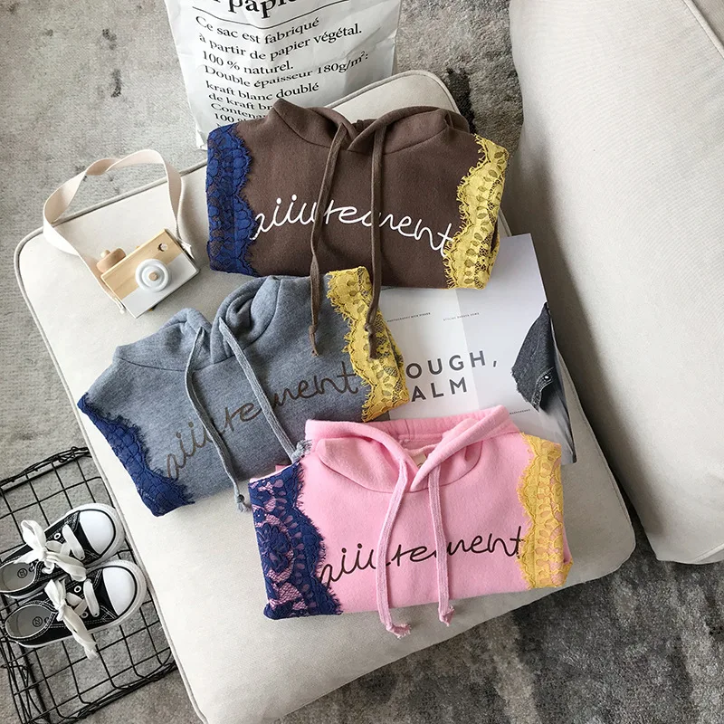Long Sleeves Sweater Kids T-shirt ClothesNew Arrival Baby Boys Girls Sweatshirts Winter Spring Autumn Child Plus Velvet Hoodies
