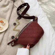 Женские сумки известного бренда, поясная черная сумка, Женская поясная сумка, замшевая кожаная сумка через плечо