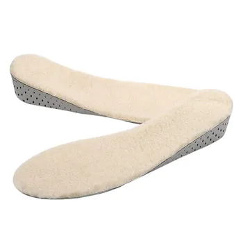 

1 Pair Winter Height Increase Insoles Men Women Invisible Wool Warmth Insoles Pad Orthopedic Insoles Sports Shoe Soles Inserts
