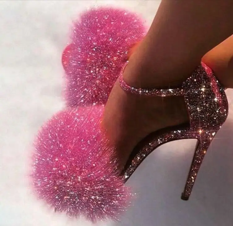 Fashion Glitter Heels Designers Summer 