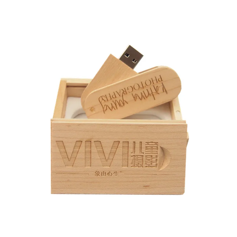 

Wooden Usb with Box Shaped Saber Usb Flash Drive Classical Pendrive Memoria Usb Free Shipping for Business Over 10pcs Free Logo