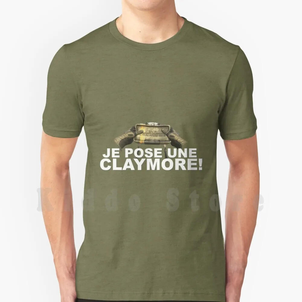 Claymore T Shirt Print For Men Cotton New Cool Tee Claymore Black Ops Black Ops 2 Modern Warm