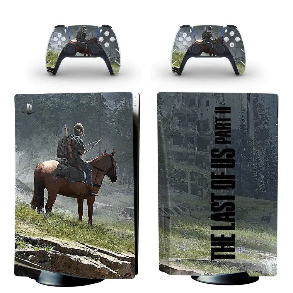 The last of Us PS5 Standard Disc Skin Sticker Decal Cover for PlayStation 5 Console and Controllers PS5 Skin Sticker Vinyl 