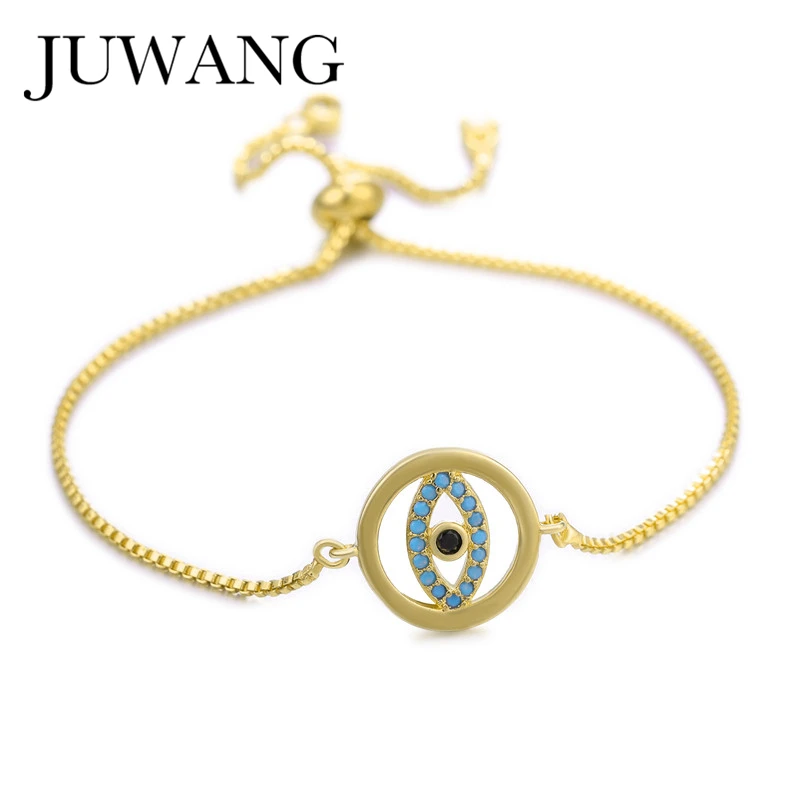 Классические женские браслеты Blue Evil Eye регулируемый женский браслет цвета