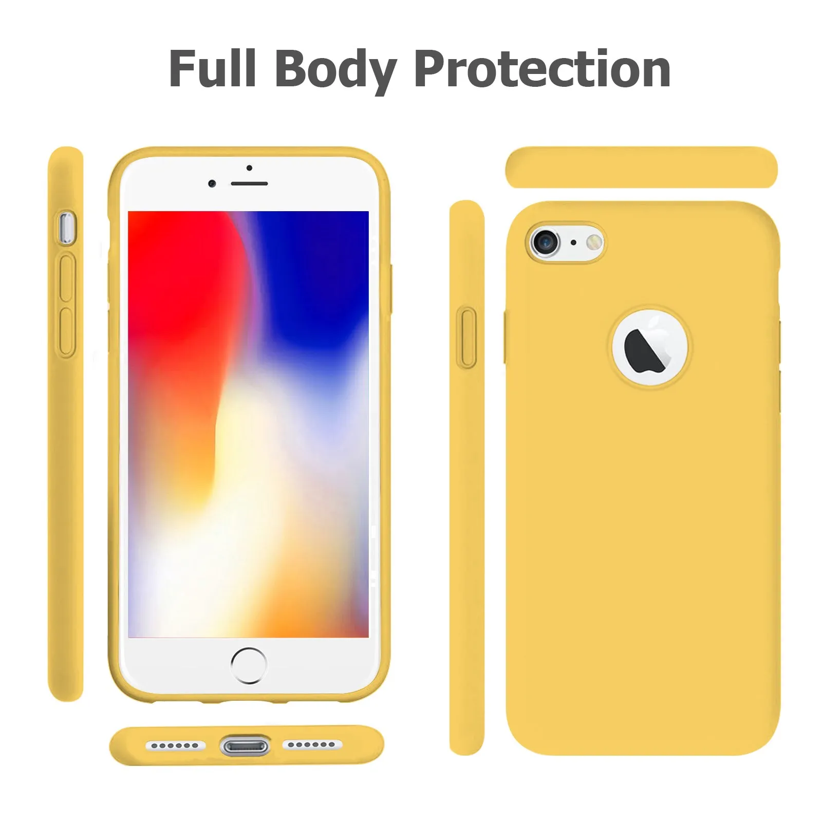 TBOC чехол для Apple iPhone 7-iPhone 8 [4 7 &quot] из жесткого силикона с низким клиренсом Премиум