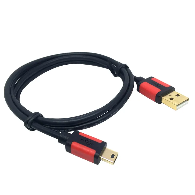 Мини USB кабель Мини 5pin штекер USB2.0 Мужской кабель для передачи данных для gps MP3 MP4 камеры жесткий диск