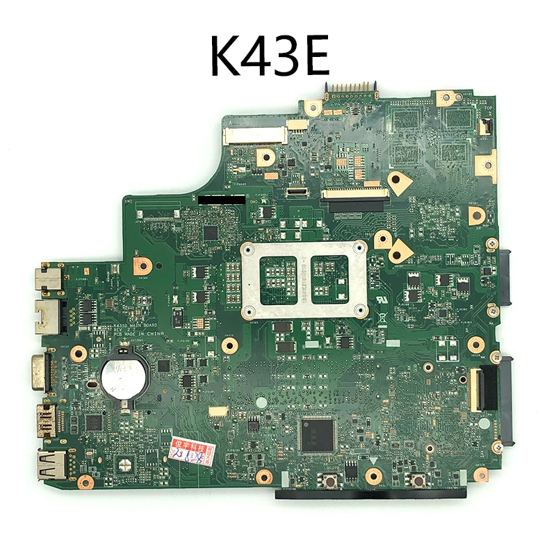 Материнская плата K43E REV: 2 для ASUS A43S X43S K43S A43SD K43SV материнская ноутбука тест на