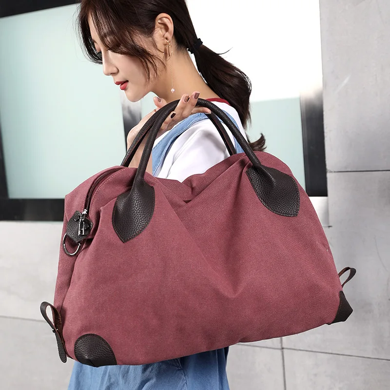

hand shoulder bag new casual retro versatile canvas ladies 2019 JINLIN