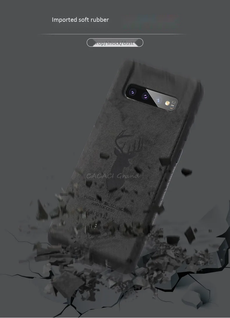 Чехол для зарядного устройства с оленем и оленем для samsung Galaxy S10 Plus, тонкий противоударный чехол для зарядного устройства для samsung Note 9, задняя крышка для зарядного устройства