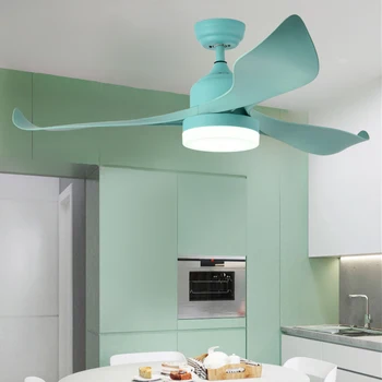 

Modern Ceiling Fan Lights Lamps Contemporary Ventilator Remote Control Fan Lighting Dining room Bedroom Restaurant Fashional
