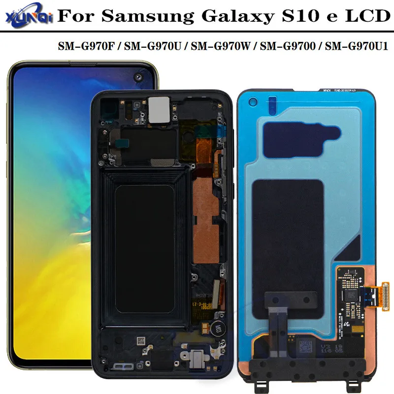 Для Samsung Galaxy S10 e LCD G970F/DS G970U G970W SM G9700 дисплей с рамкой сенсорный экран дигитайзер