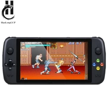 Quad core cpu 7 polegada handheld portátil game console para ps1 arcade mame 8/16/32/64/128 bit jogos de vídeo embutido 5000 jogos grátis