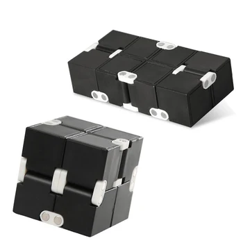 

New Infinity Cube Antistress Cube Fold Relieves Squeeze Fun Stress Anxiety Magic Stress Cube Desk Toys for Adults Children JY38