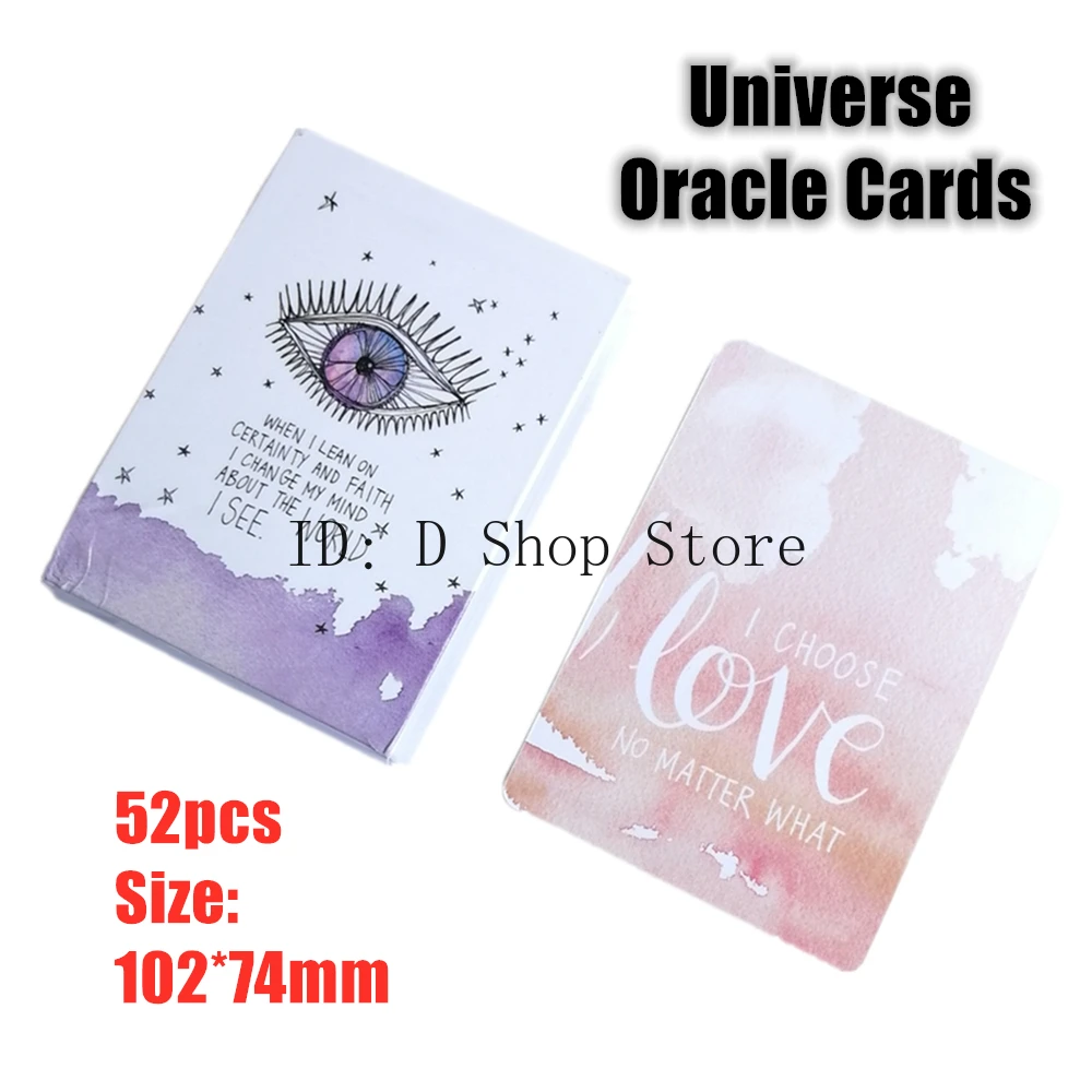 Universe Oracle Cards 52 шт. английская карточная игра для чтения настольная вечерние