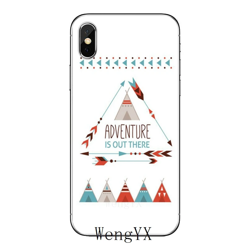 Бохо Вестерн Teepee стрелы перья для iPhone 11 pro XR X XS Max 8 7 6s plus SE 5s 5c iPod Touch 5 6 Чехол - Цвет: Arrows-Feathers-A-08