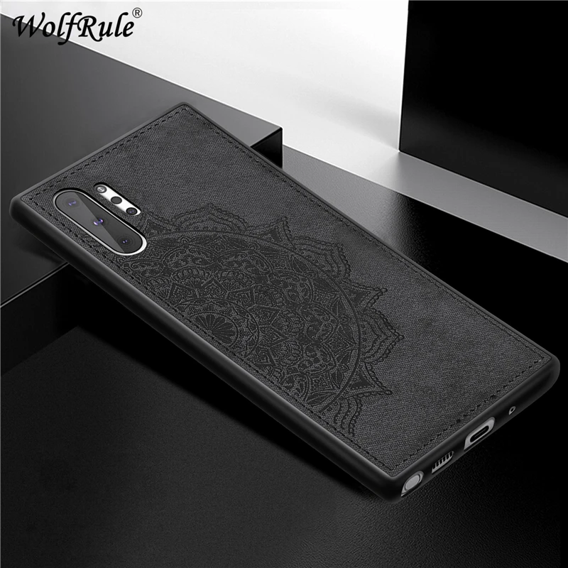 

For Samsung Galaxy Note 10 Plus Case Magnetic Fashion Style Shockproof Fabric Cloth Case For Samsung Note 10 Pplus Cover Note10+