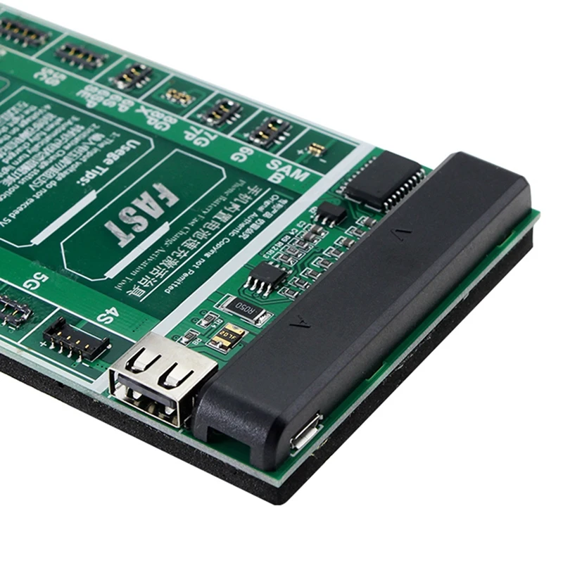 W208A+ смартфон батарея Быстрая зарядка и активированная плата 2 в 1 Тестовый Кабель для Iphone X 7 6 6S Plus 5 5S 5C Se 4 4s