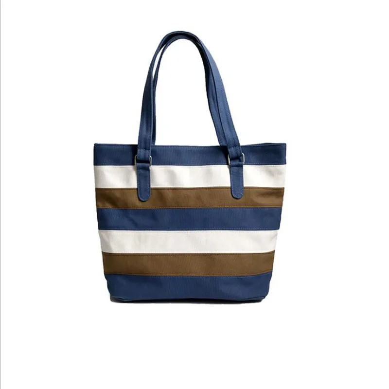New Summer Women Canvas bohemian style strip Shoulder Beach Bag Female Casual Tote Shopping Big Bag floral Messenger Bags