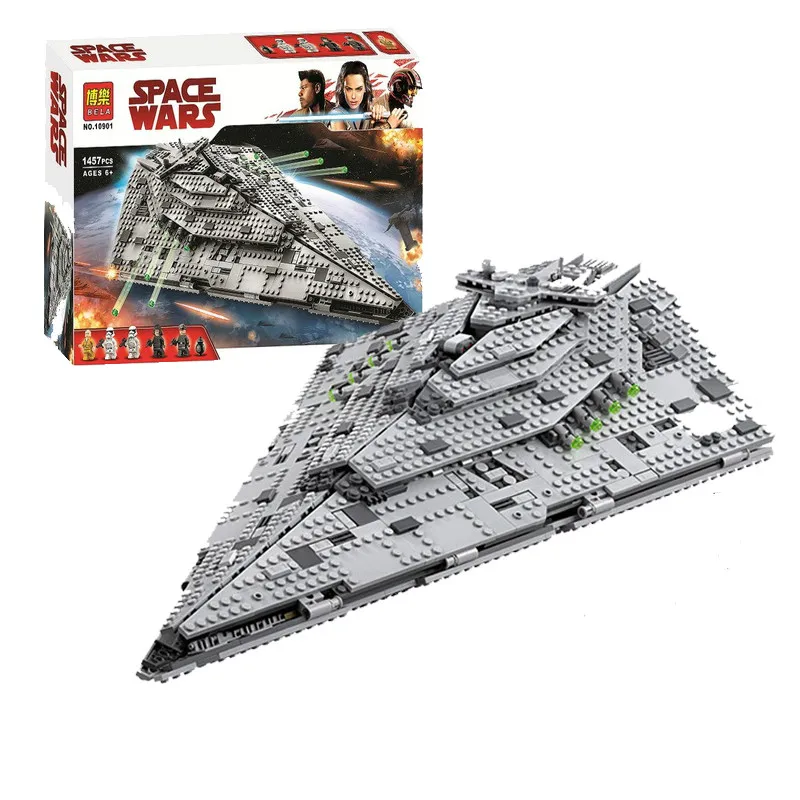 

NEW Star Wars Series First Order Star Destroyer Building Block Model Bricks Toys Compatible with 10901 Toys for Children Gifts