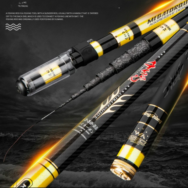 5.5m-13m Taiwn Fishing Pole Short Sections Carbon Position Hand Pesca  Ultra-light and Ultra-hard telescopic Canne Fishing Tackle - AliExpress