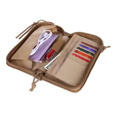 На открытом воздухе сумка-кошелек с длинными рукавами Путешествия Тактический Пеший Туризм Сумки Спорт Отдых ключ Для мужчин держатель для карт спортивные телефонные чехлы