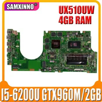 شراءAkemy ل For Asus UX510UWK UX510UW UX510U U5000U UX510UXK اللوحة المحمول UX510UW اللوحة I5-6200U GTX960M/2GB DDR4-4GB-RAM