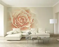 На заказ любой размер 3D Настенные обои простые тисненые розы скандинавский 3d ТВ фон настенные украшения Настенные обои